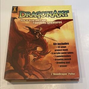 NWT & Vintage 2005 Dragon Art Kit